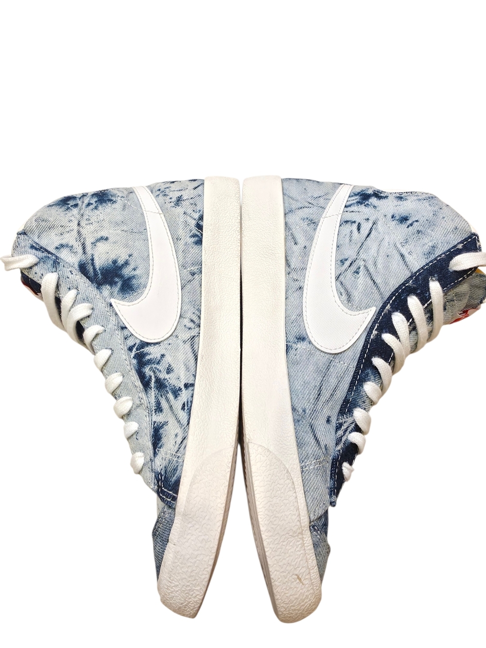 Nike Blazer Mid 77 Denim Tie Dye High Top Sneakers Women’s 9 - Picture 3 of 9